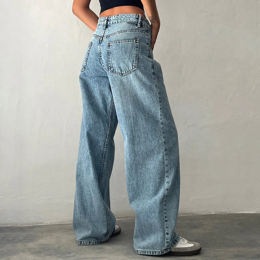 Casual Baggy Jeans for Women Low Rise