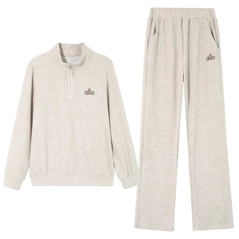 Casual Fashionable Sportswear Set for Women Middle-Aged Large Size Two-Piece Ensemble Spring Autumn New 2025 Stylish Mom Outfit