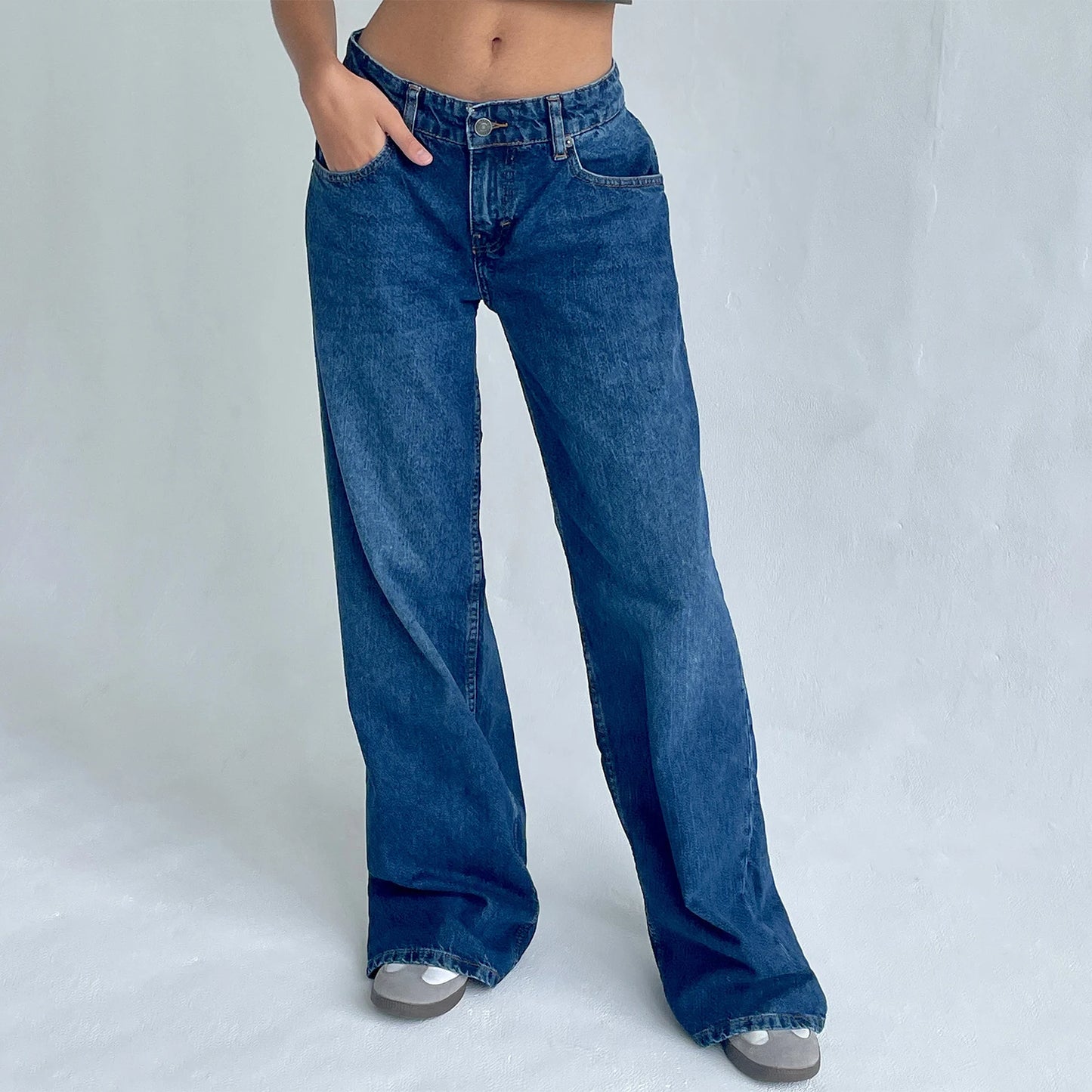 Casual Baggy Jeans for Women Low Rise