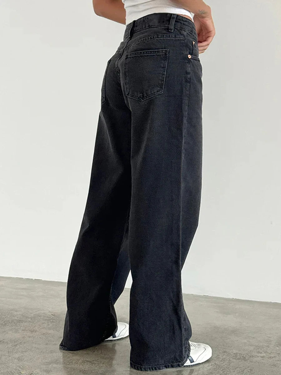 Casual Baggy Jeans for Women Low Rise
